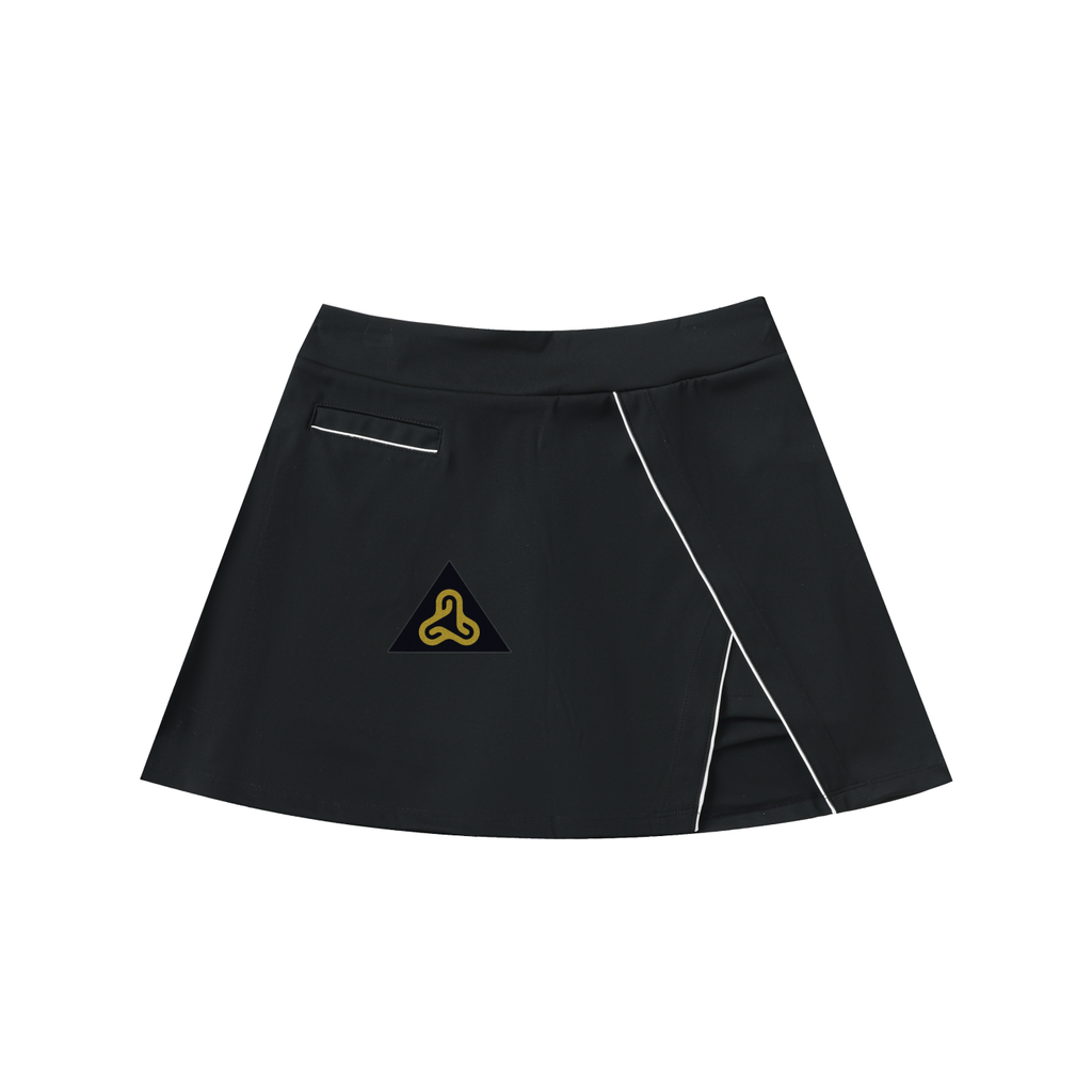 YESHUA Women'S  High-Waist Pocketed A-Line Skirt