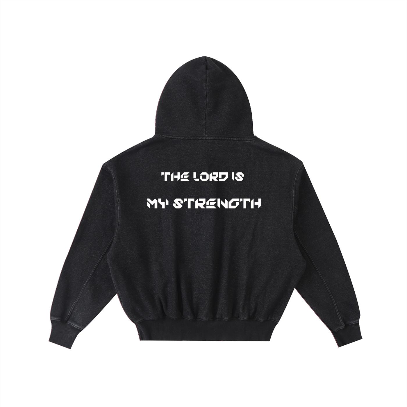 YESHUA Unisex  Frayed Enzyme Washed Fleece Hoodie