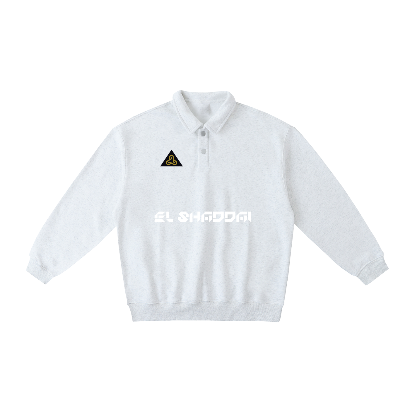 YESHUA Unisex  Heavyweight Polo-Collar Sweatshirt