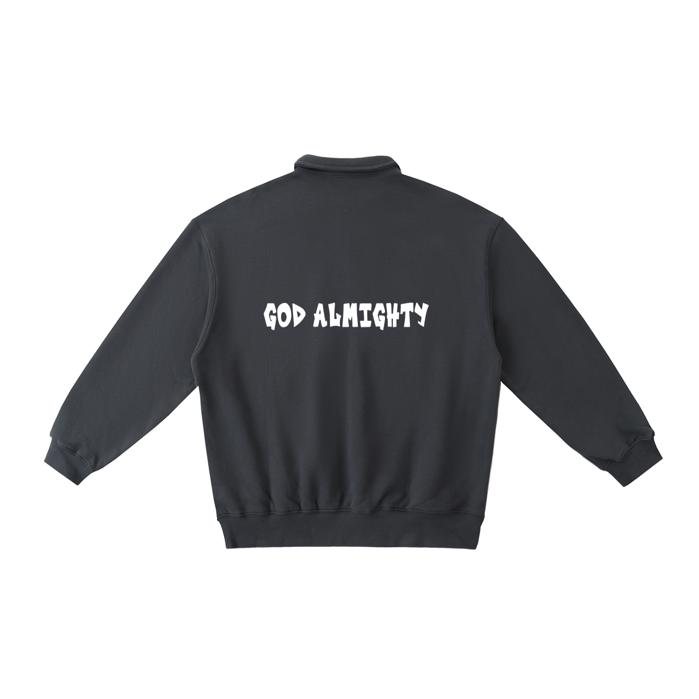 YESHUA Unisex  Heavyweight Polo-Collar Sweatshirt