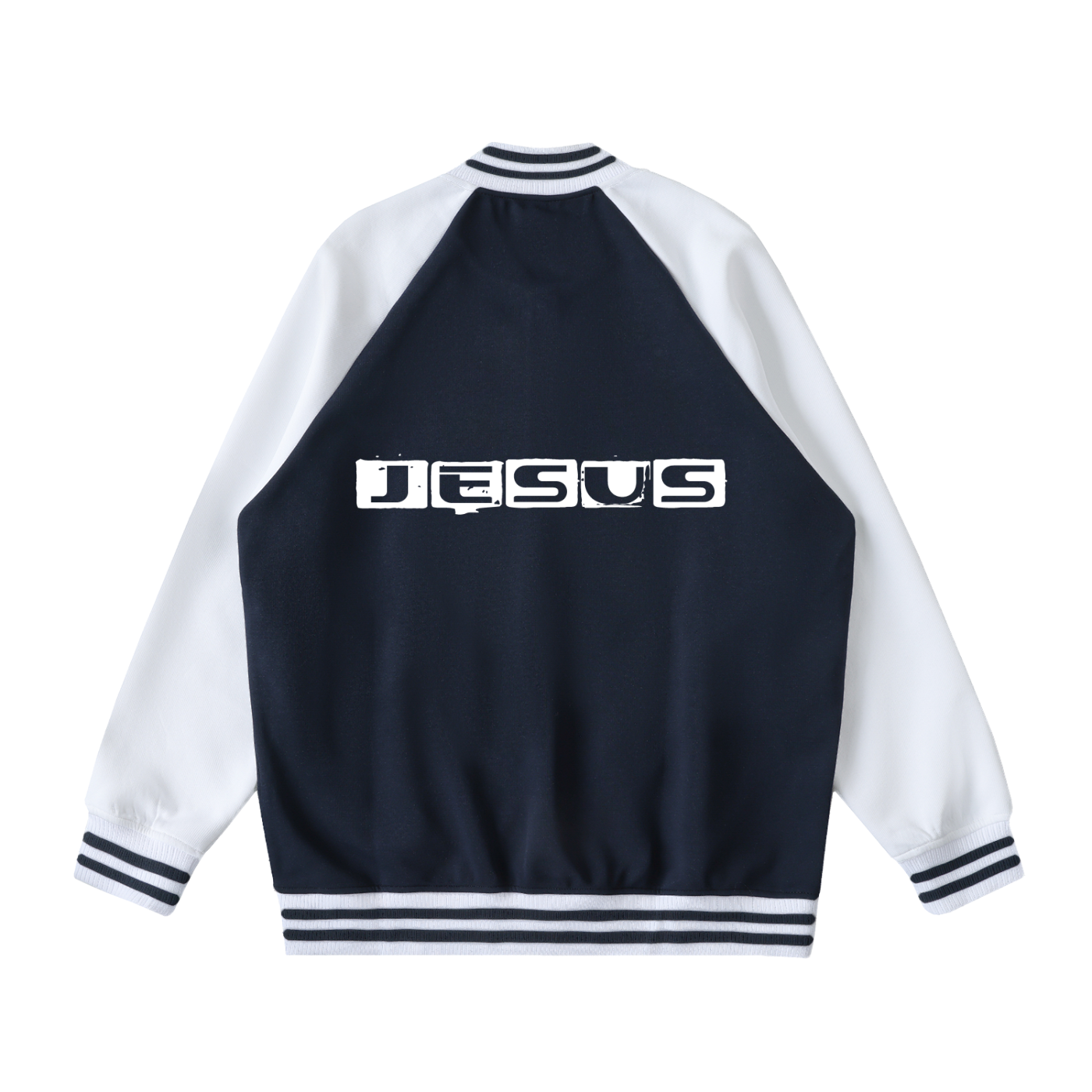 YESHUA Unisex  Raglan Varsity Jacket