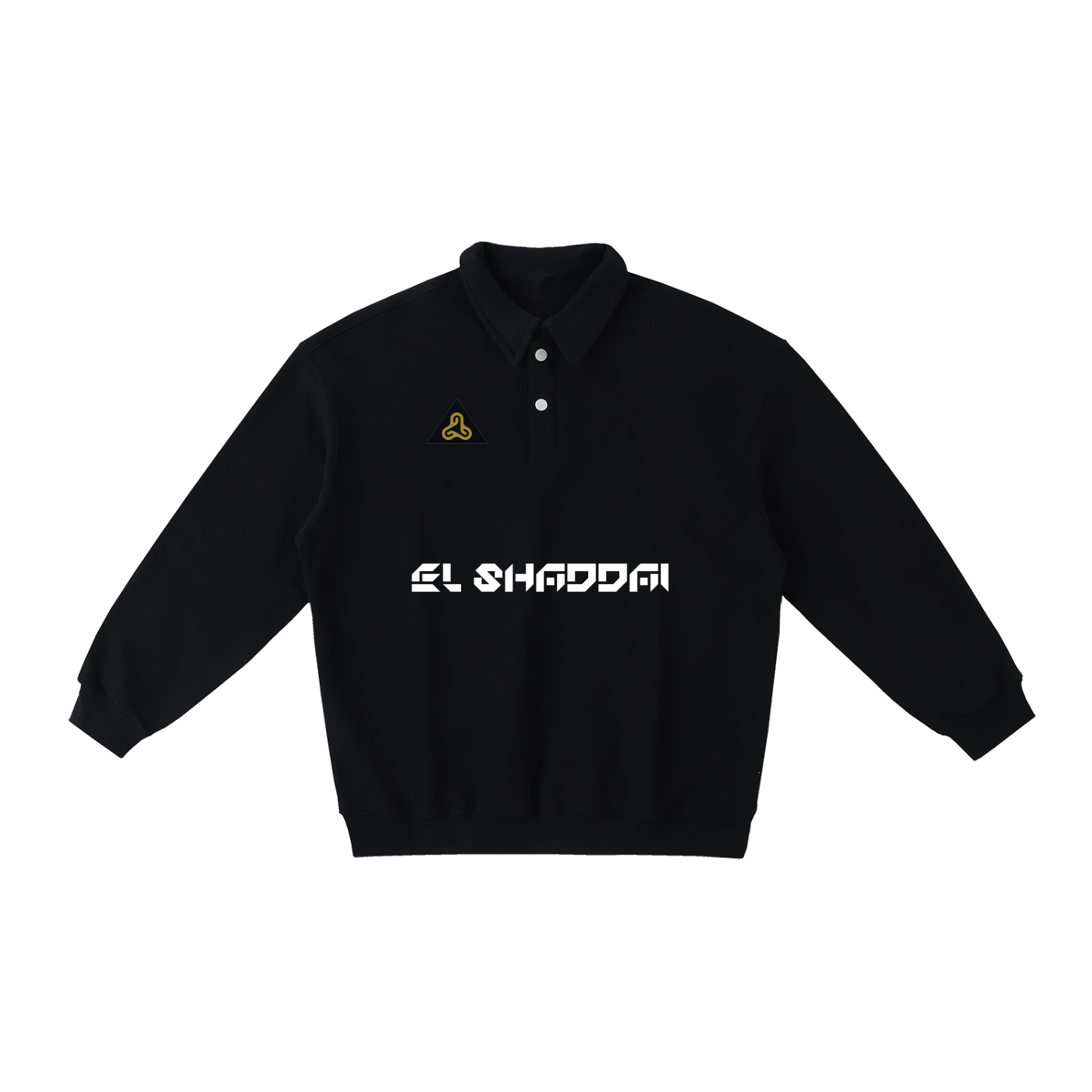 YESHUA Unisex  Heavyweight Polo-Collar Sweatshirt