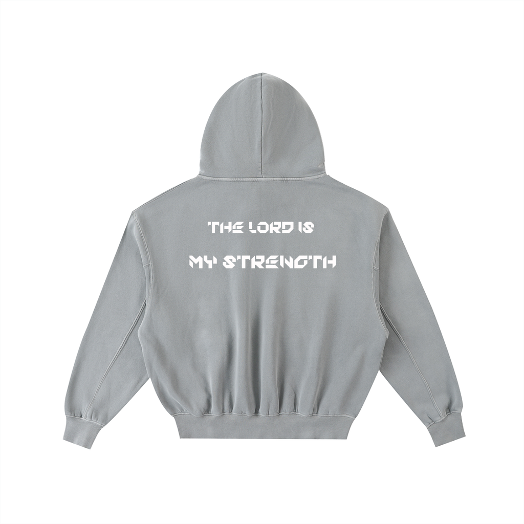 YESHUA Unisex  Frayed Enzyme Washed Fleece Hoodie