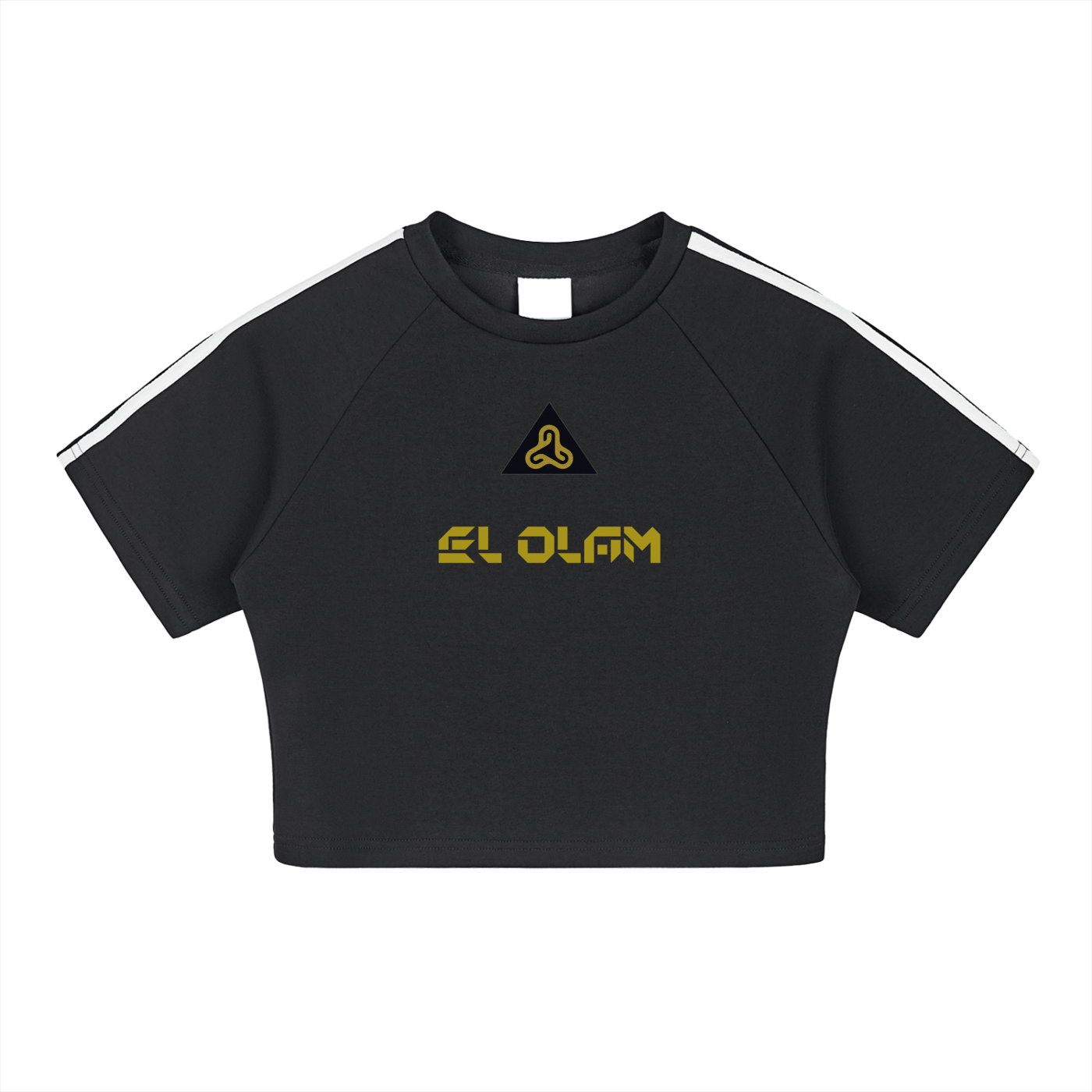 YESHUA Women'S  Taped Cooling Performance Crop Top
