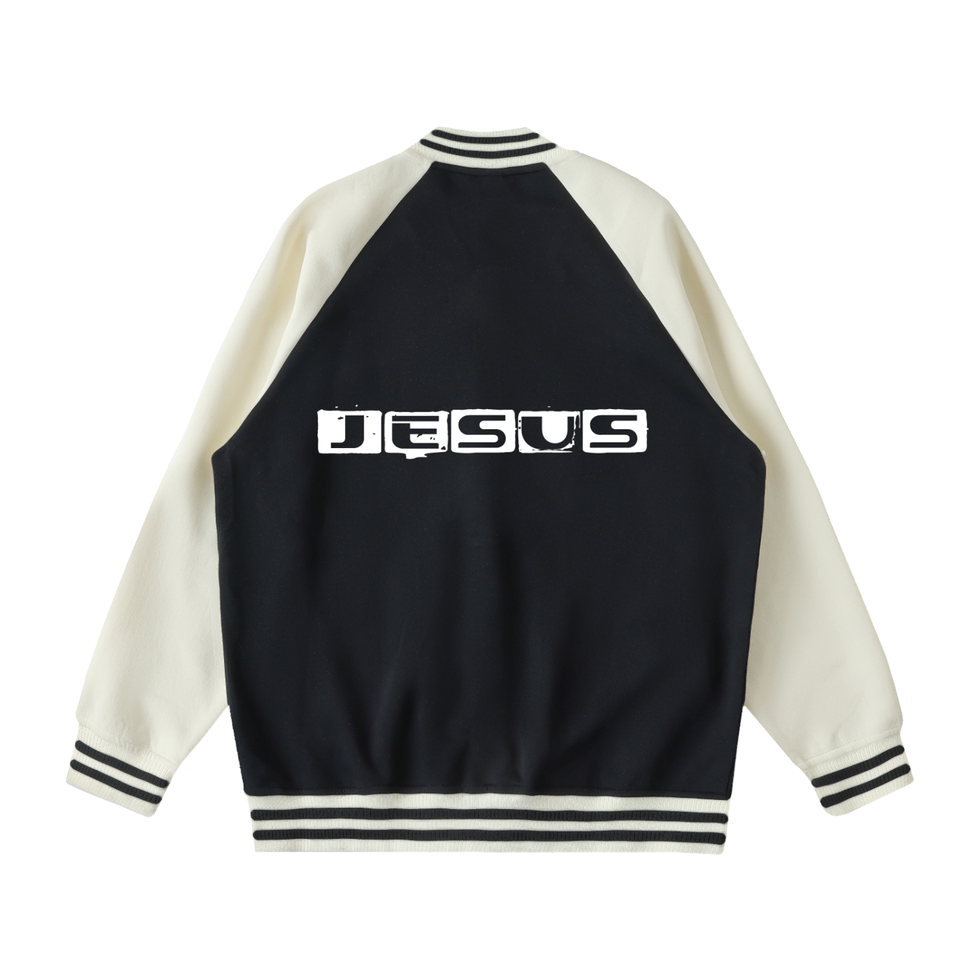 YESHUA Unisex  Raglan Varsity Jacket