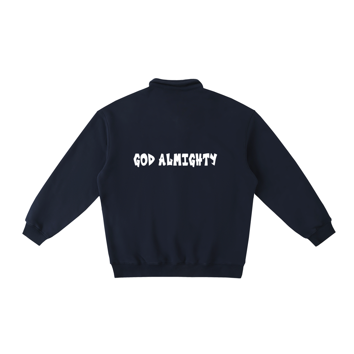 YESHUA Unisex  Heavyweight Polo-Collar Sweatshirt