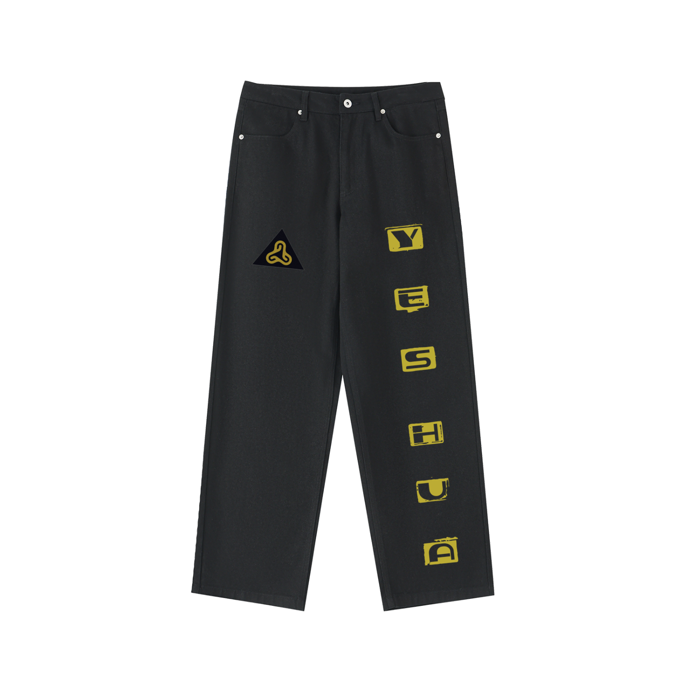 YESHUA Men'S  Heavyweight Cotton Straight-Leg Pants