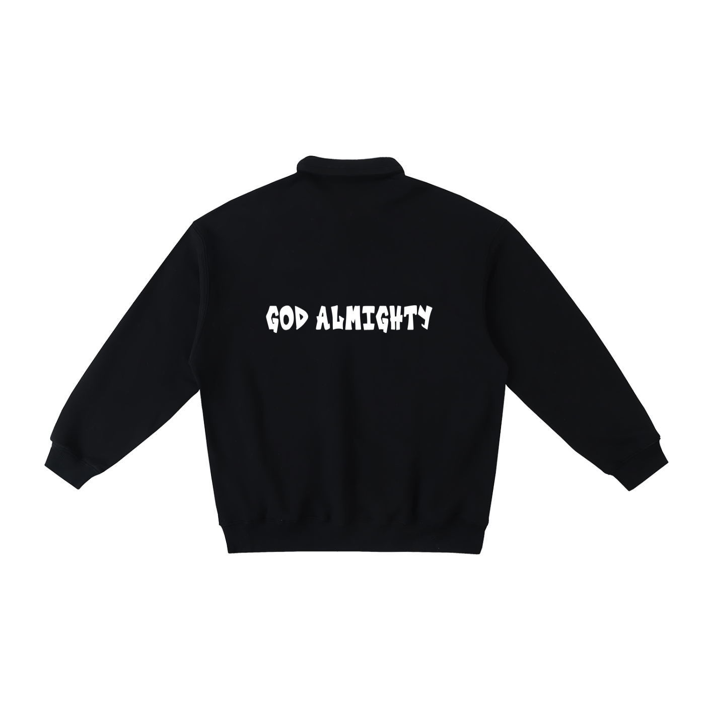 YESHUA Unisex  Heavyweight Polo-Collar Sweatshirt