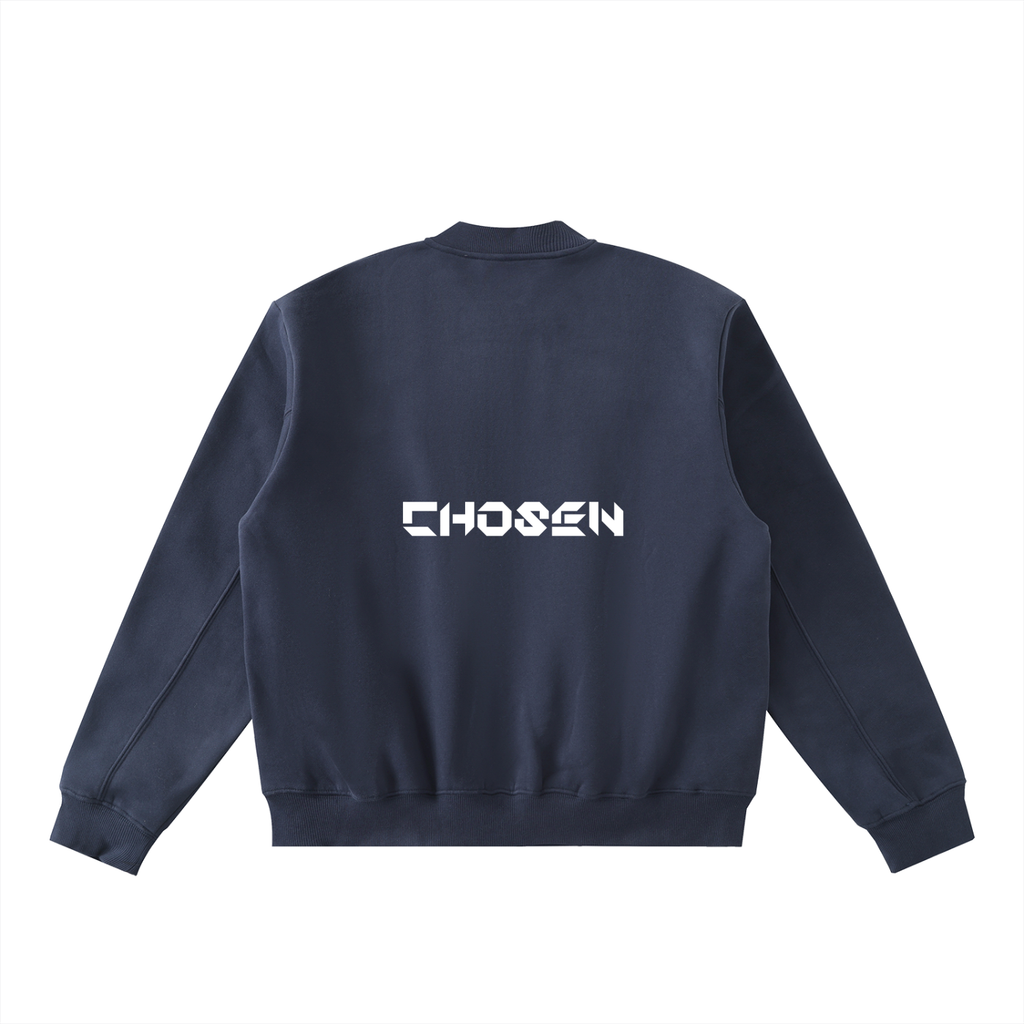YESHUA Fleeced Varsity Jacket