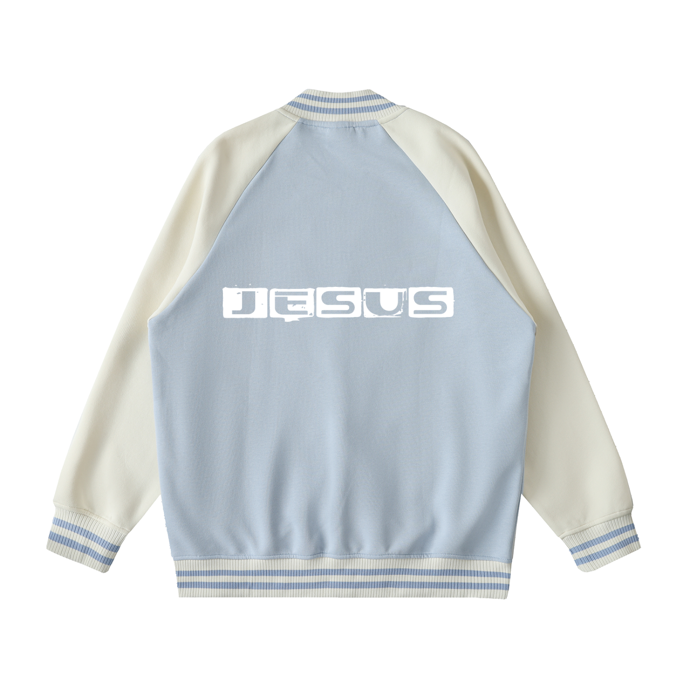 YESHUA Unisex  Raglan Varsity Jacket