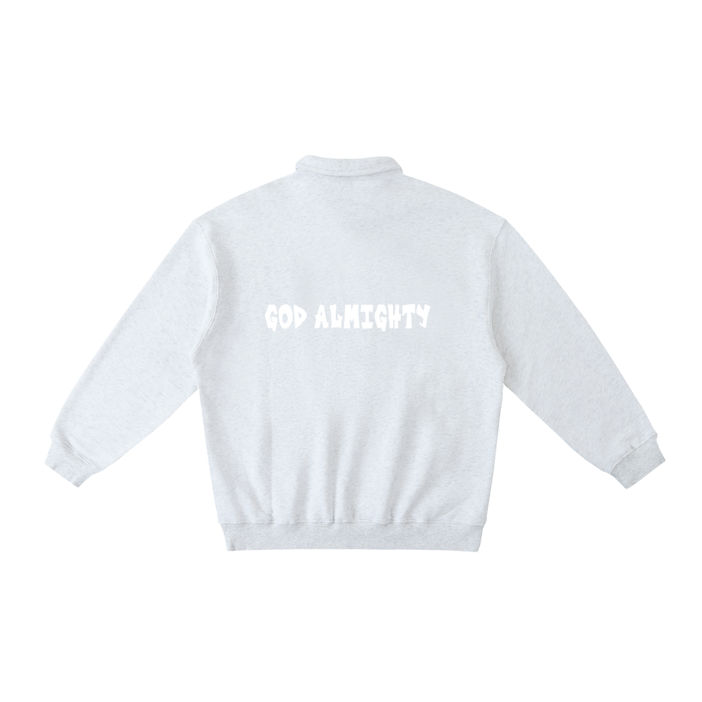 YESHUA Unisex  Heavyweight Polo-Collar Sweatshirt