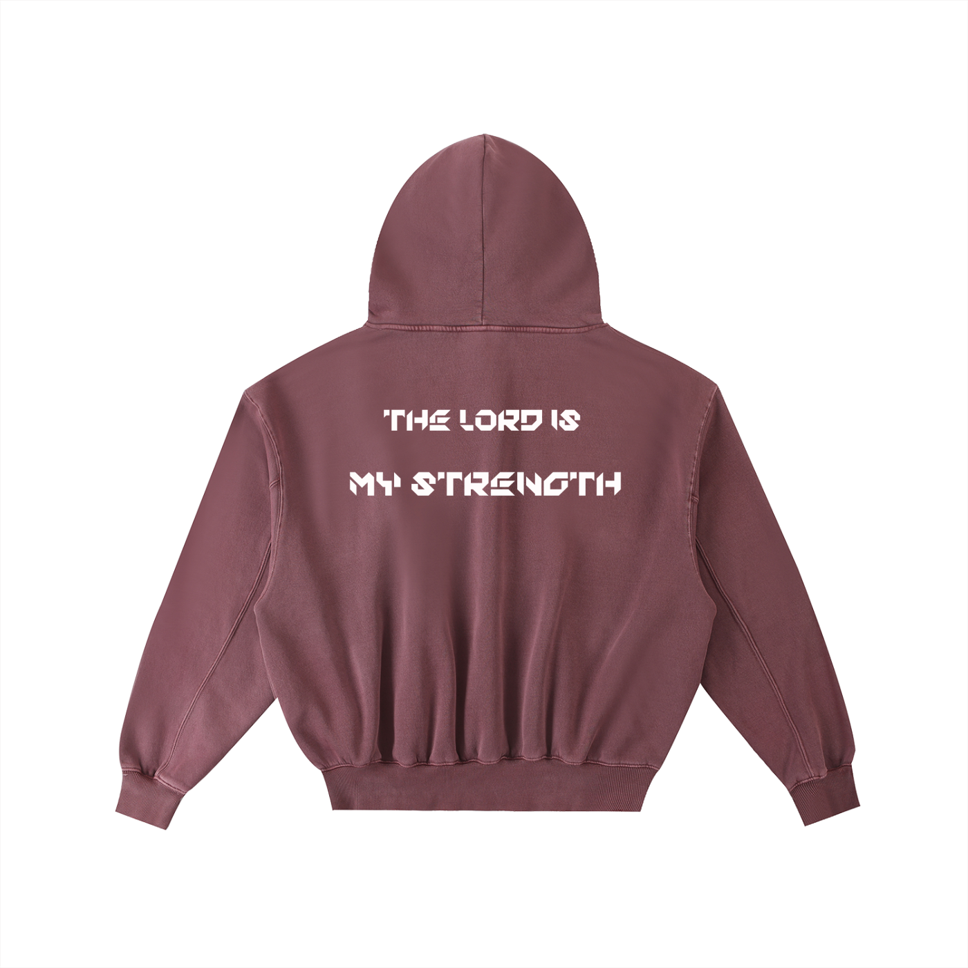YESHUA Unisex  Frayed Enzyme Washed Fleece Hoodie