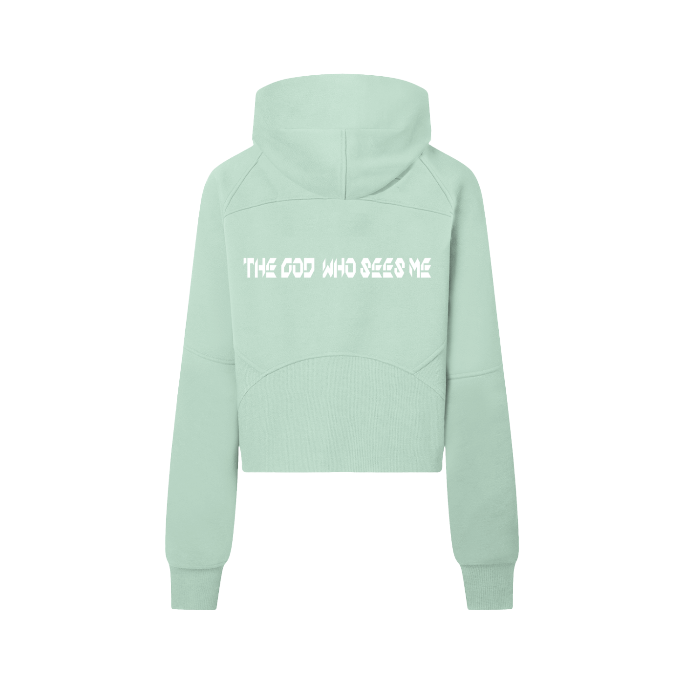 YESHUA Women'S  Cropped Half-Zip Hoodie