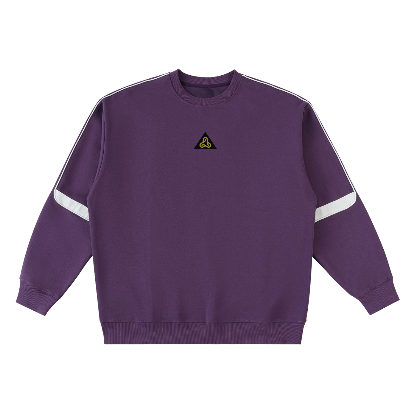 YESHUA Unisex  Oversized Crewneck Taped Sweatshirt