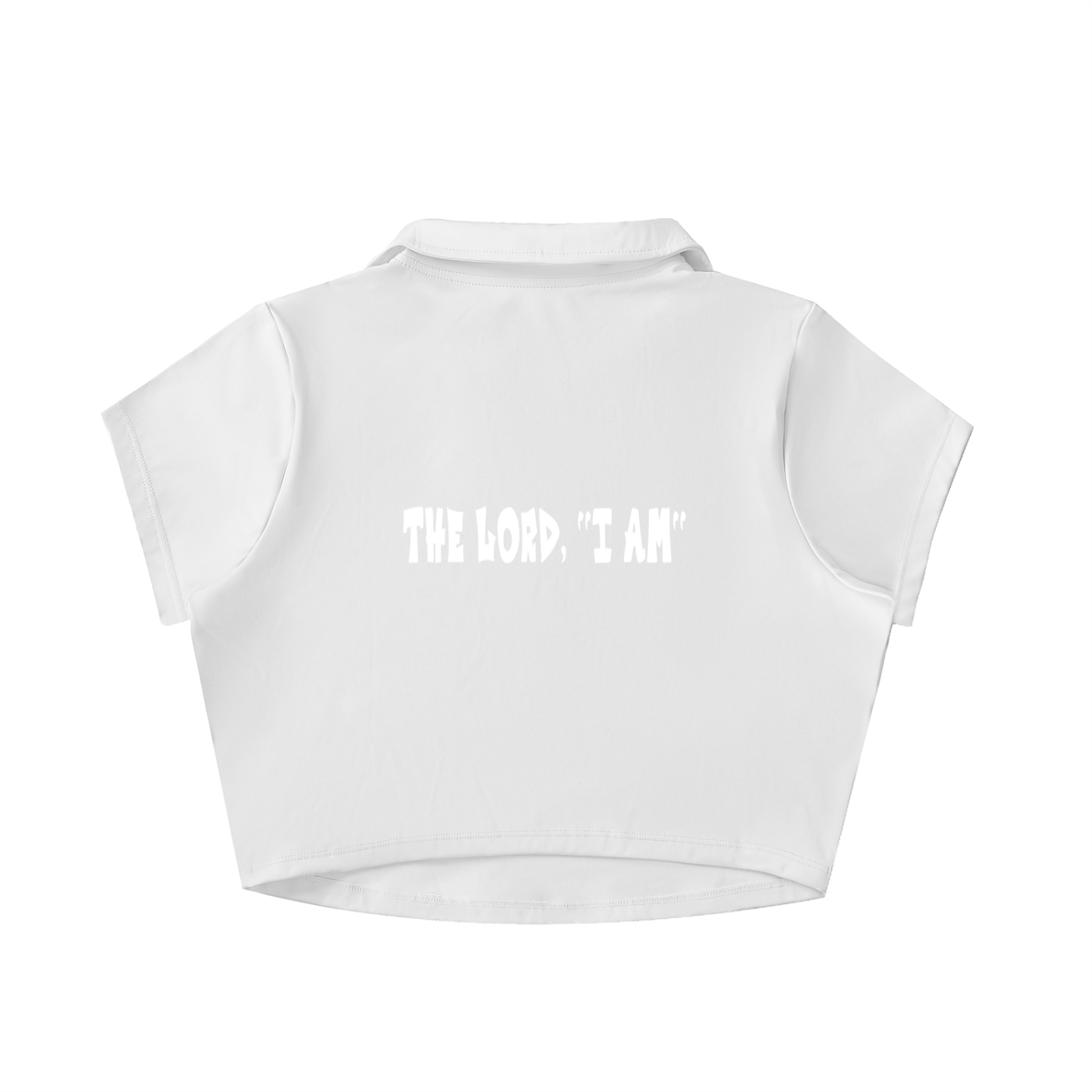 YESHUA Women'S  V-Neck Lapel Crop Top
