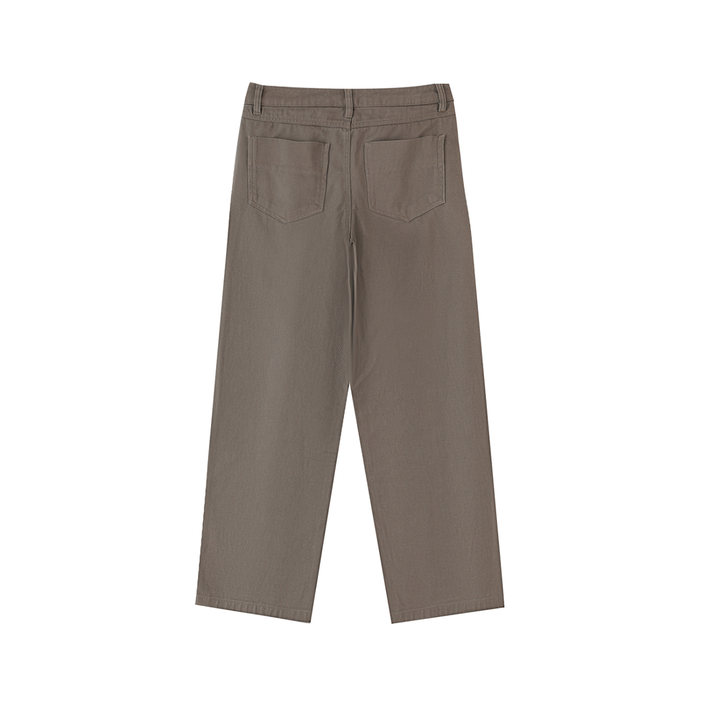 YESHUA Men'S  Heavyweight Cotton Straight-Leg Pants