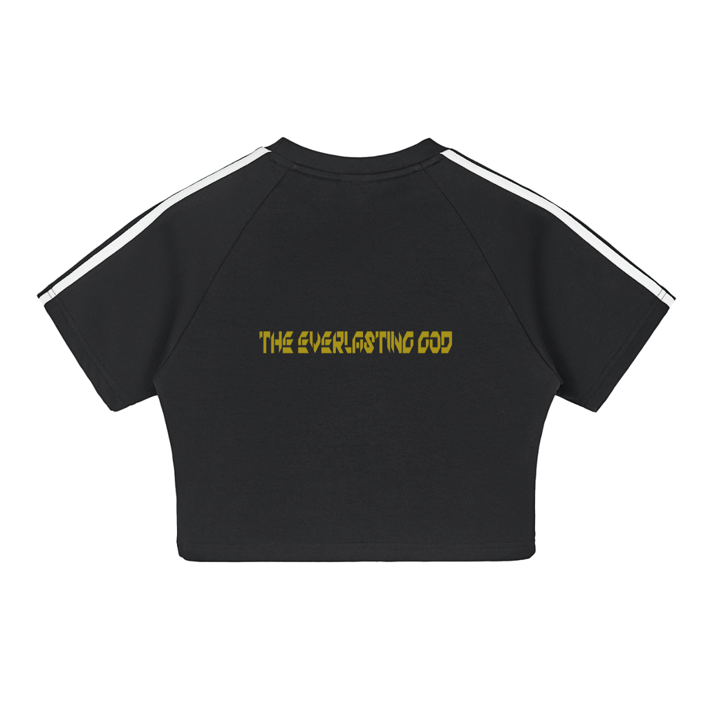 YESHUA Women'S  Taped Cooling Performance Crop Top